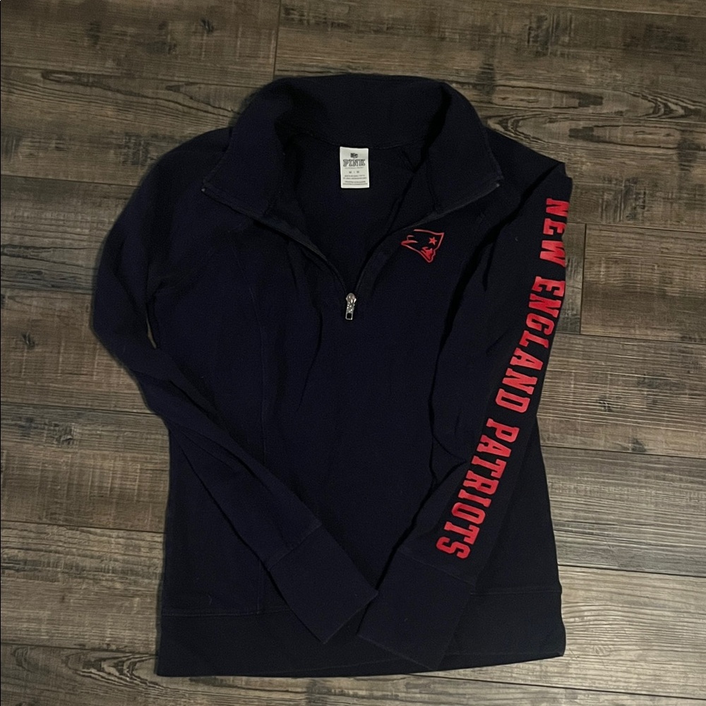 Victoria's Secret Navy and Red Turtleneck Sweater